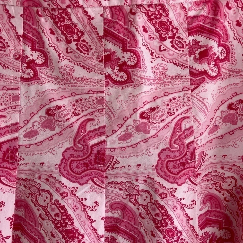 J. Crew Pleated Paisley MIDI Skirt
